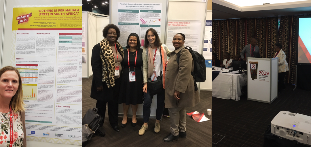 MRU staff participate in the SAAIDS conference, Durban June 2019